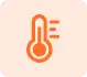 Thermometer icon representing solar panel temperature measurement.