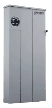 Modern smart main panel for solar energy management and safety.