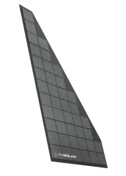 Efficiency solar panel capturing sunlight for clean energy.