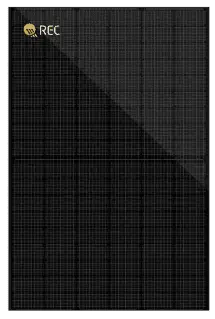 Efficiency solar panels installed on a building rooftop.