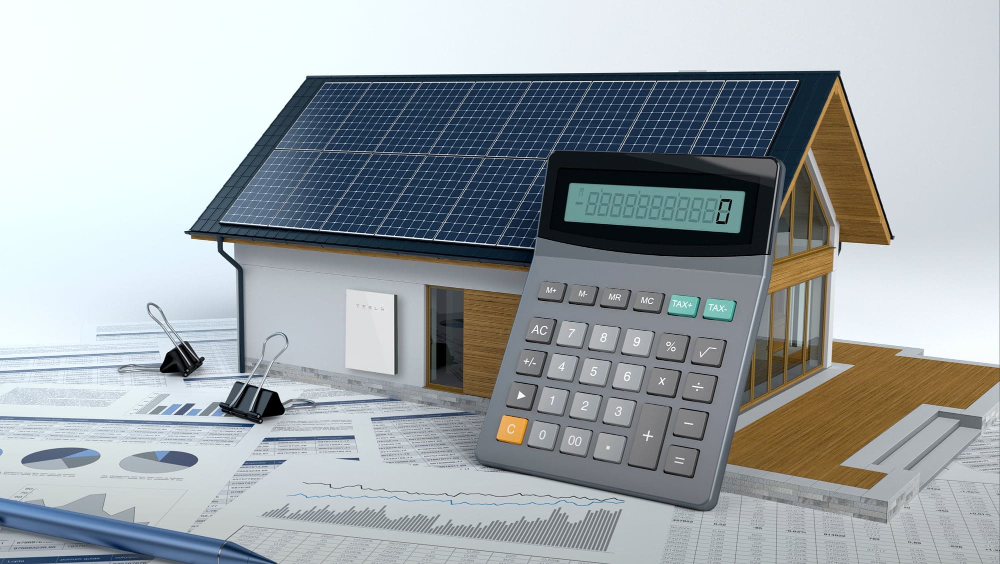 Calculator-And-Solar-Benefit-Calculation
