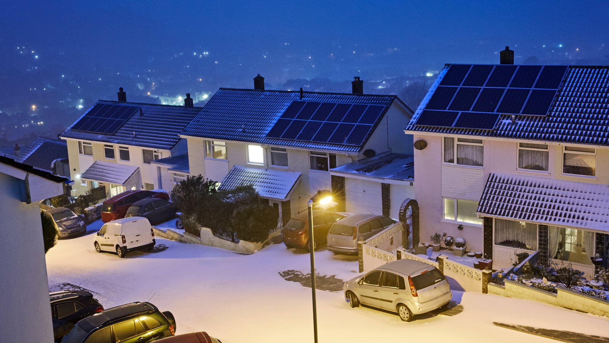 Solar-Panels-On-The-Roofs-Of-The-Houses
