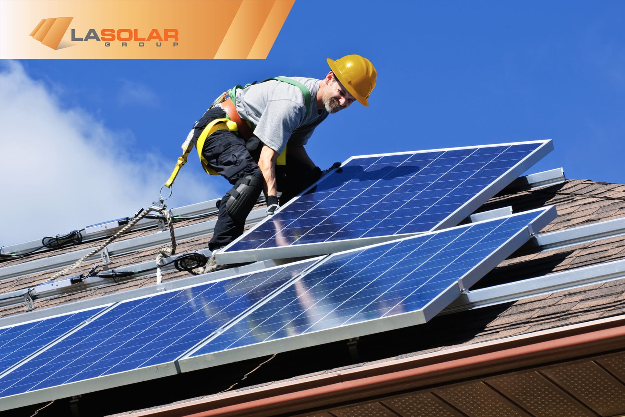 Specialist-Who-Is-Installing-Solar-Panels-On-The-Roof