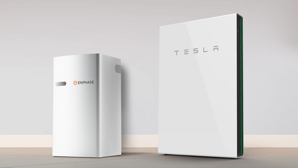 Tesla-Powerwall-And-Enphase-Battery