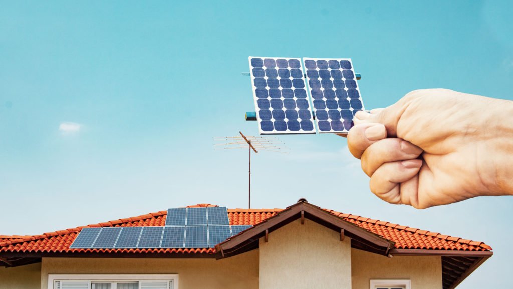 Solar-Panels-On-The-House-Roof