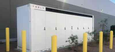 Commercial-scale battery installation