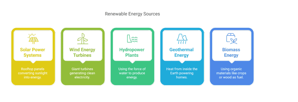 Celebrating Earth Hour with solar energy and renewable resources.