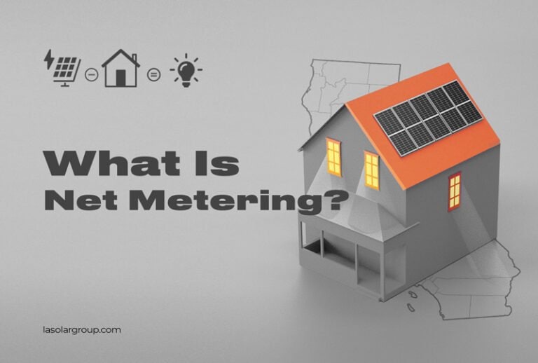 Explanation of net metering and how solar panels affect your electric bill.