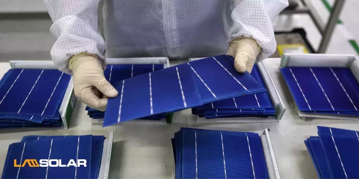 LA Solar Group Solar Panel LA Solar Factory PERC cell technology