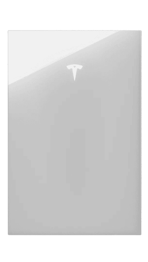Tesla Powerwall home battery for solar energy storage and backup power.