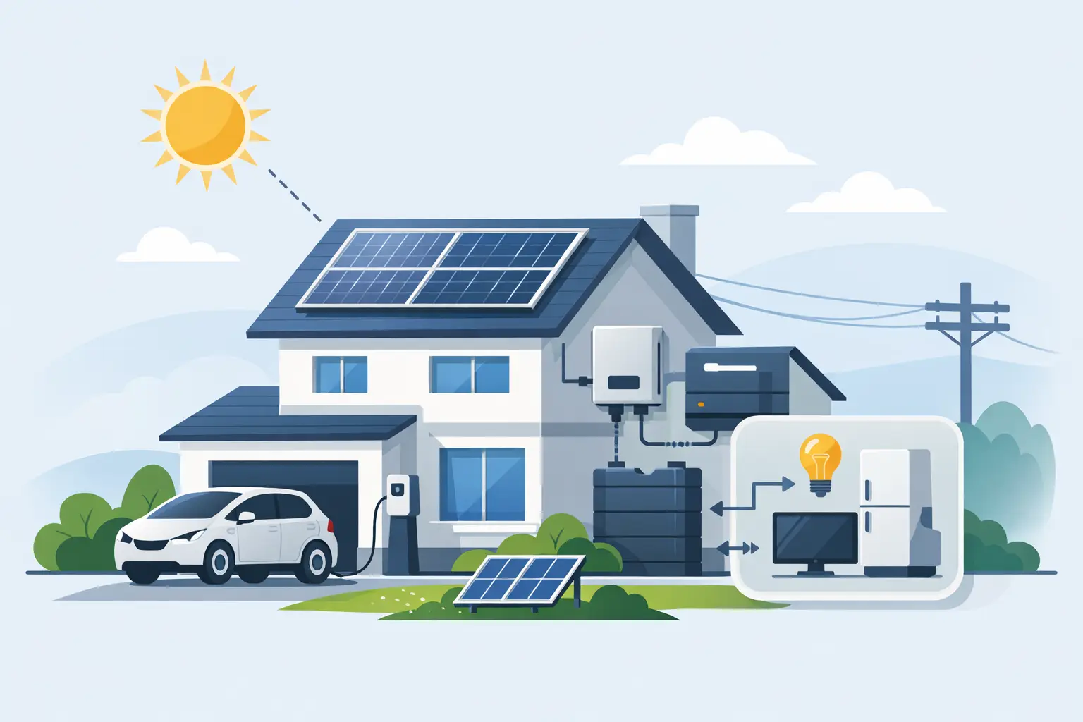 You are currently viewing How Does Residential Solar Work at Home?