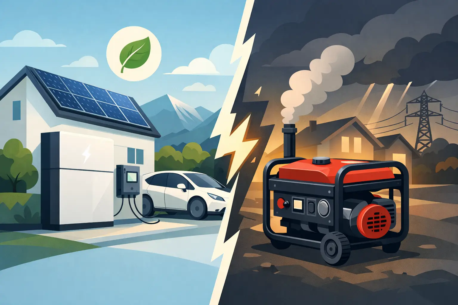 You are currently viewing Battery Backup vs Generator: What Wins?
