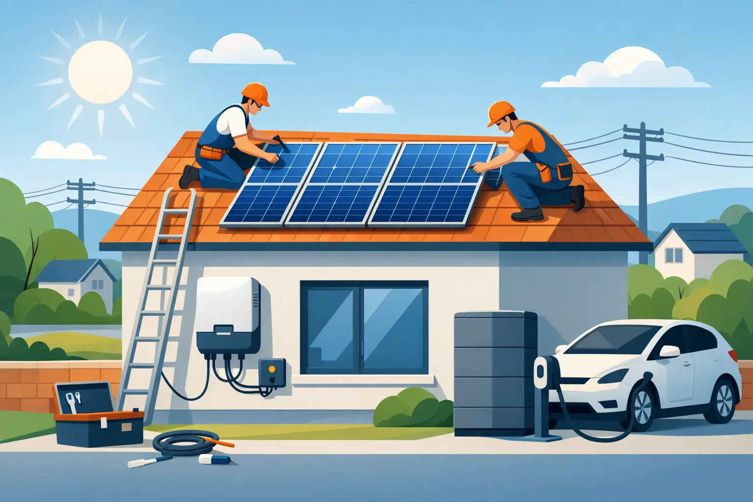 You are currently viewing How Residential Solar Installation Works