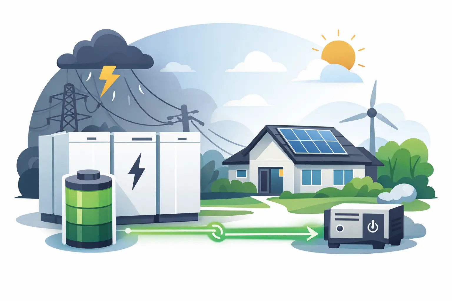 You are currently viewing Battery Storage for Outages and Backup Power
