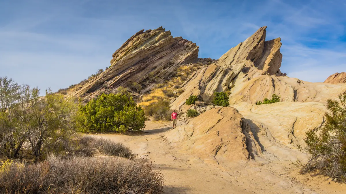 Vasquez Rocks trail, Agua Dulce