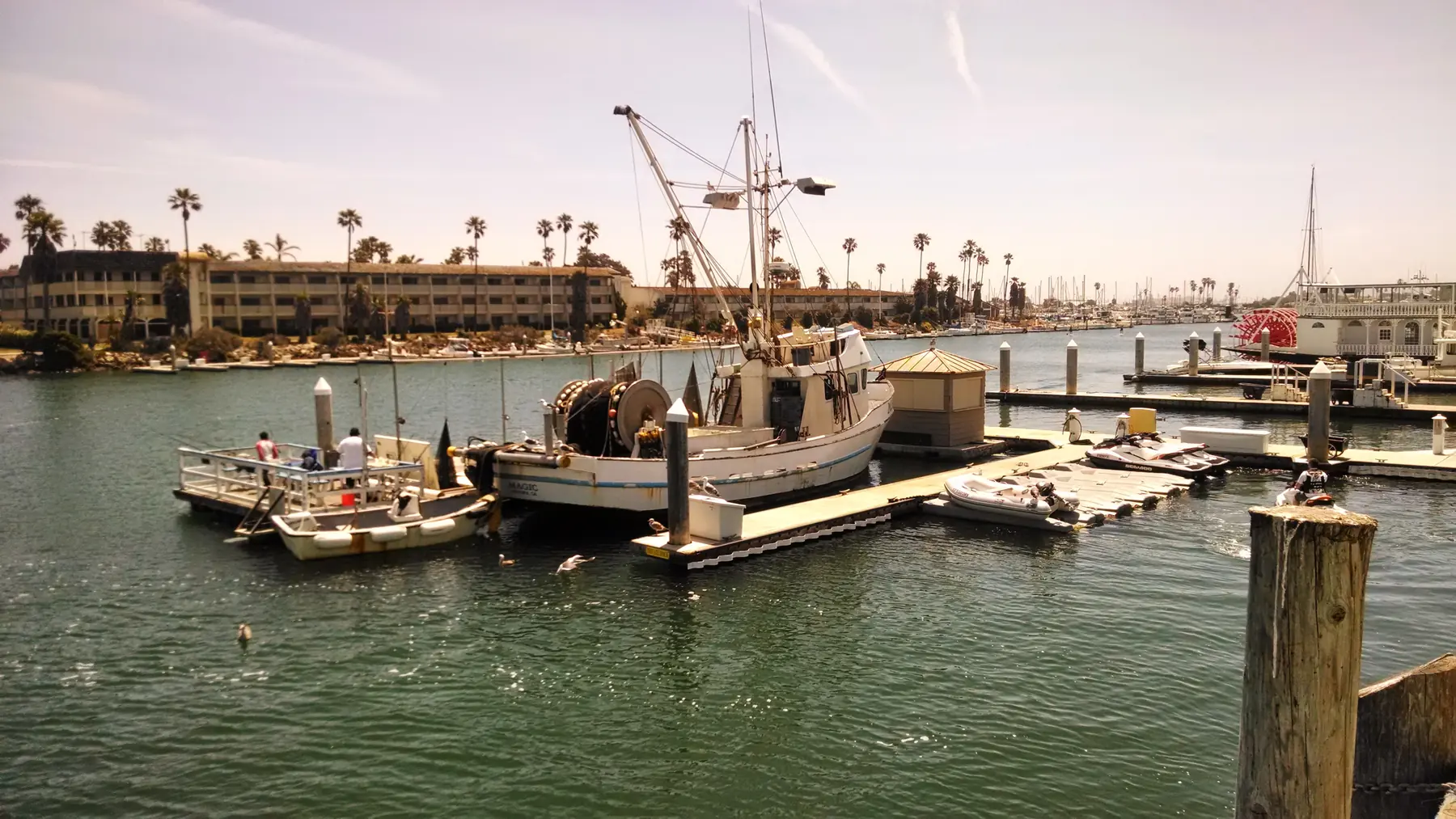Fishing boat at Channel Islands Harbor, Oxnard