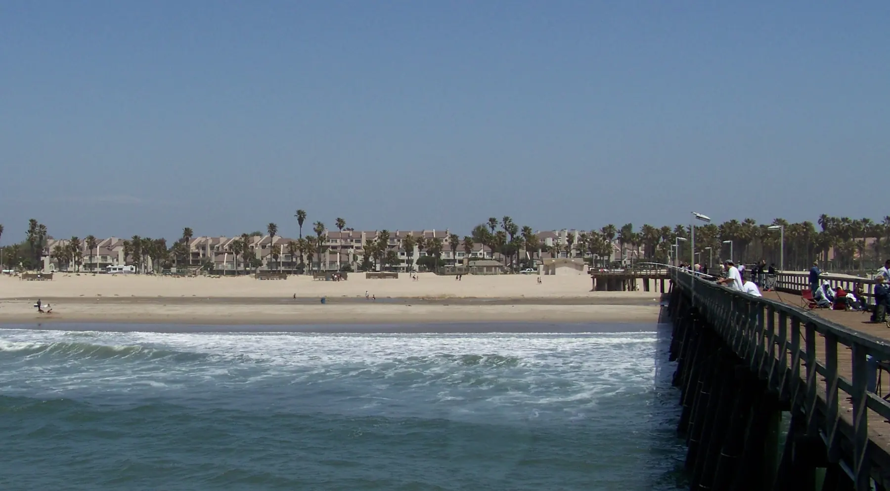 The beach and pier at Port Hueneme