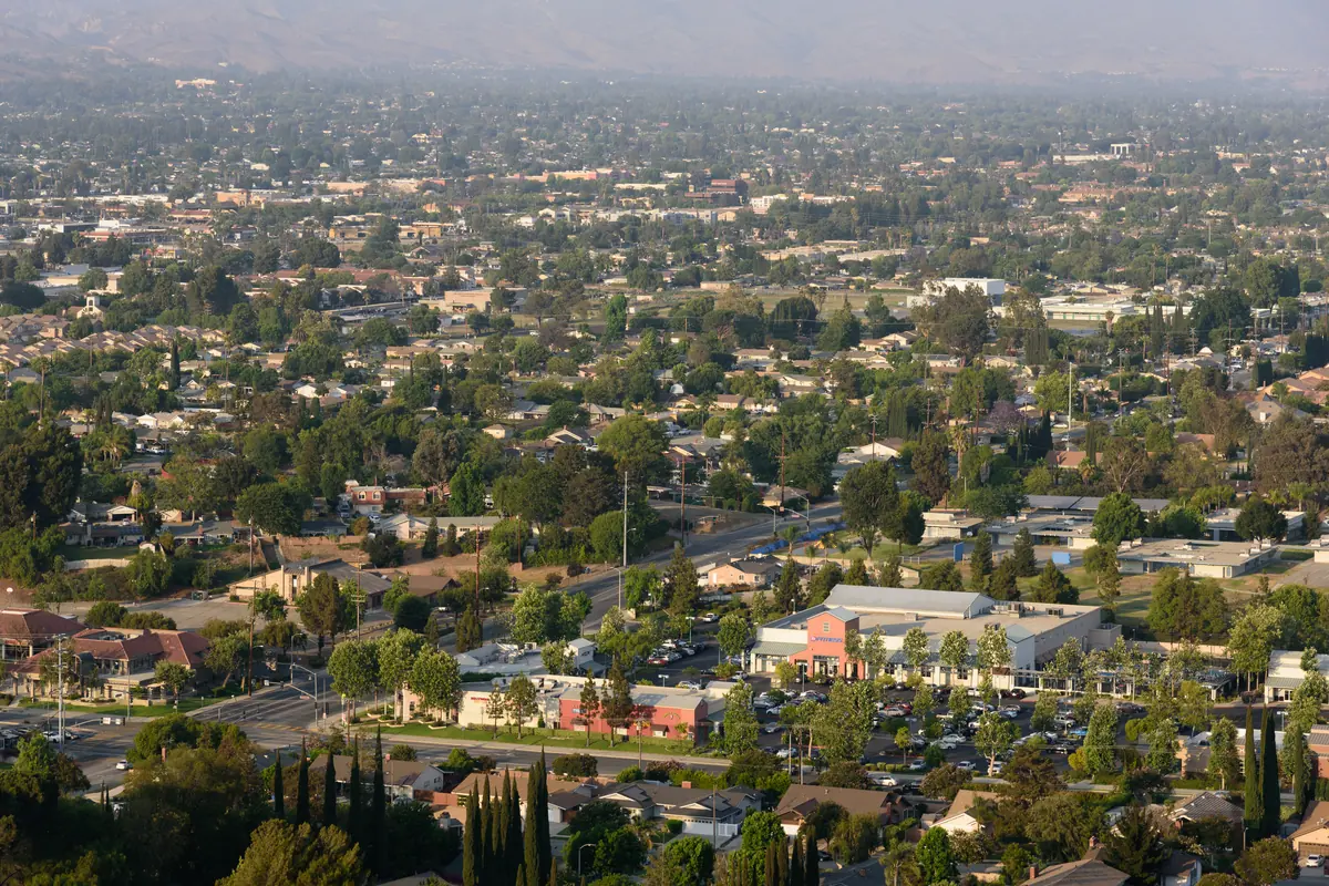 Royal Avenue area seen from Mount McCoy, Simi Valley