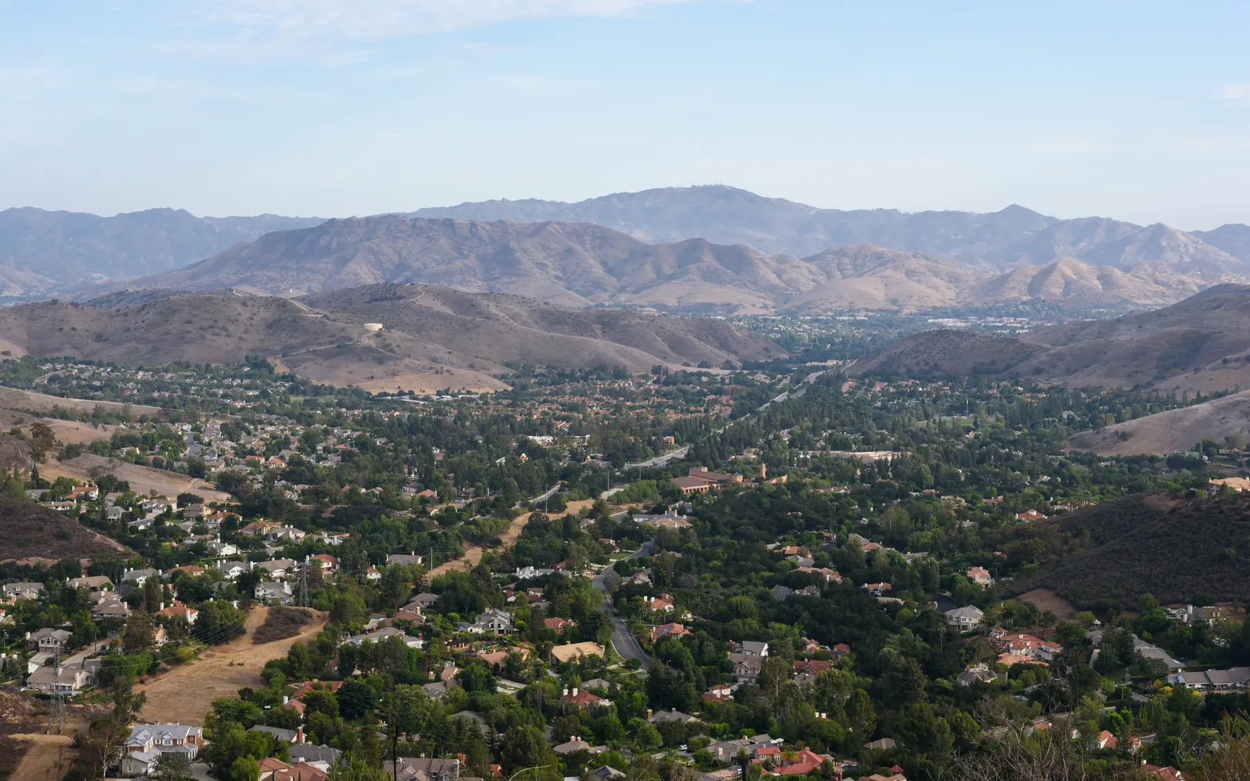 Thousand Oaks and the Conejo Valley from North Ranch Open Space